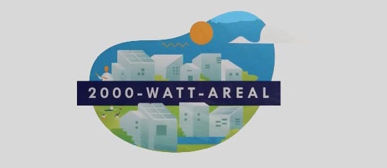 Logo des Clusterprojektes 2000-Watt-Areal