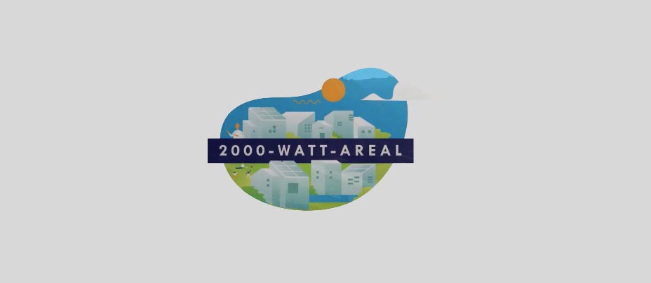 Logo des Clusterprojektes 2000-Watt-Areal